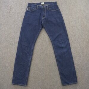 Todd Snyder Jeans Mens 28 Blue Slim Straight Selvedge Mid Rise Button